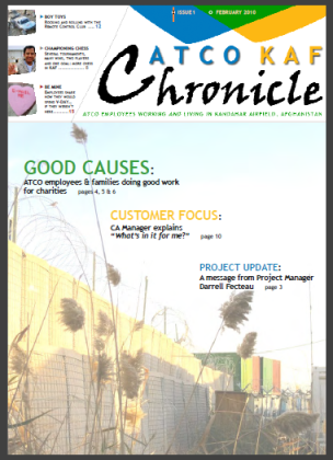 ATCO KAF Chronicle - Issue 01 - 2010 February